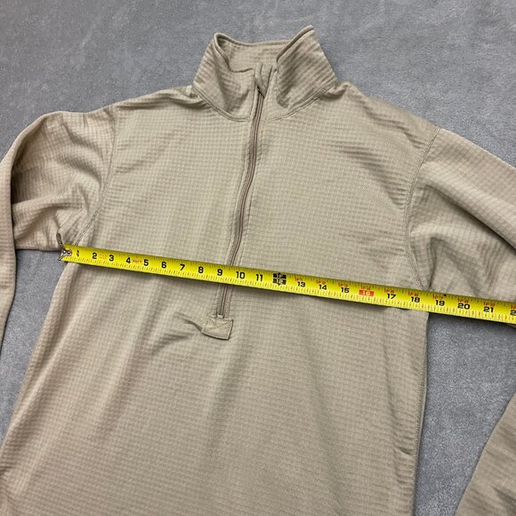 PRE-OWNED GEN III MID WEIGHT L2 COLD WEATHER SHIRT COYOTE WAFFLE ECWS medium reg - Picture 4 of 8